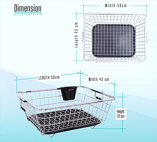 JD FRESH Dish Drainer for Kitchen Utensil