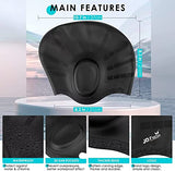 JD Fresh Swimming Cap with Ear Cover Silicone Made Waterproof Swimming Cap for Men & Women with Long Hair & Adults Color Pink