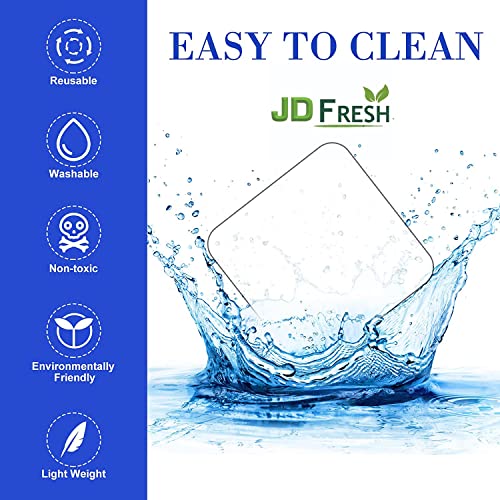 JD FRESH 10 Pcs Self Adhesive Tape Double Sided tape Heavy Duty tape for wall, Strong Double sided tape for wall hanging in Kitchen, Office, Wall, Car | Grip tape Stickers for Home (Pack of 10 Pcs)