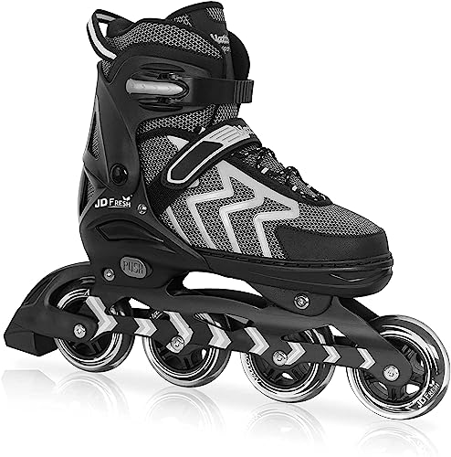 4 wheel skates -black-M