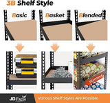 JD FRESH Iron Rack for Storage, Metal Rack Shelves for Storage, Foldable Steel Shelf Rack for Storage Multipurpose