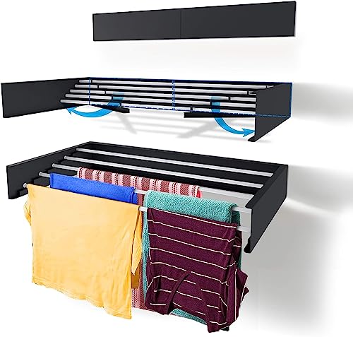 Wall mounted Drying Stand-Black