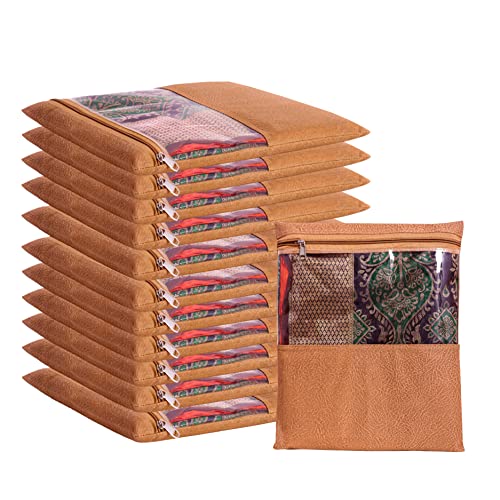 Trans-Saree-Cover-Orange-12*14-12 Pc
