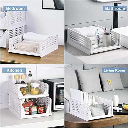 JD FRESH Stackable Rack for Wardrobe Organizer