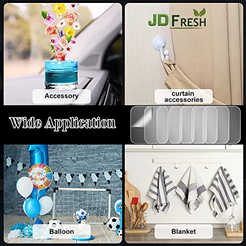 JD FRESH 10 Pcs Self Adhesive Tape Double Sided tape Heavy Duty tape for wall, Strong Double sided tape for wall hanging in Kitchen, Office, Wall, Car | Grip tape Stickers for Home (Pack of 10 Pcs)