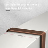 JD Fresh Over-The-Door Hanger - Sturdy Black Hook Rack for Efficient Space-Saving Storage