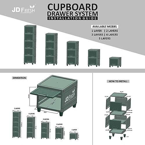 JD FRESH Big Cupboard for storage Wardrobe organizer