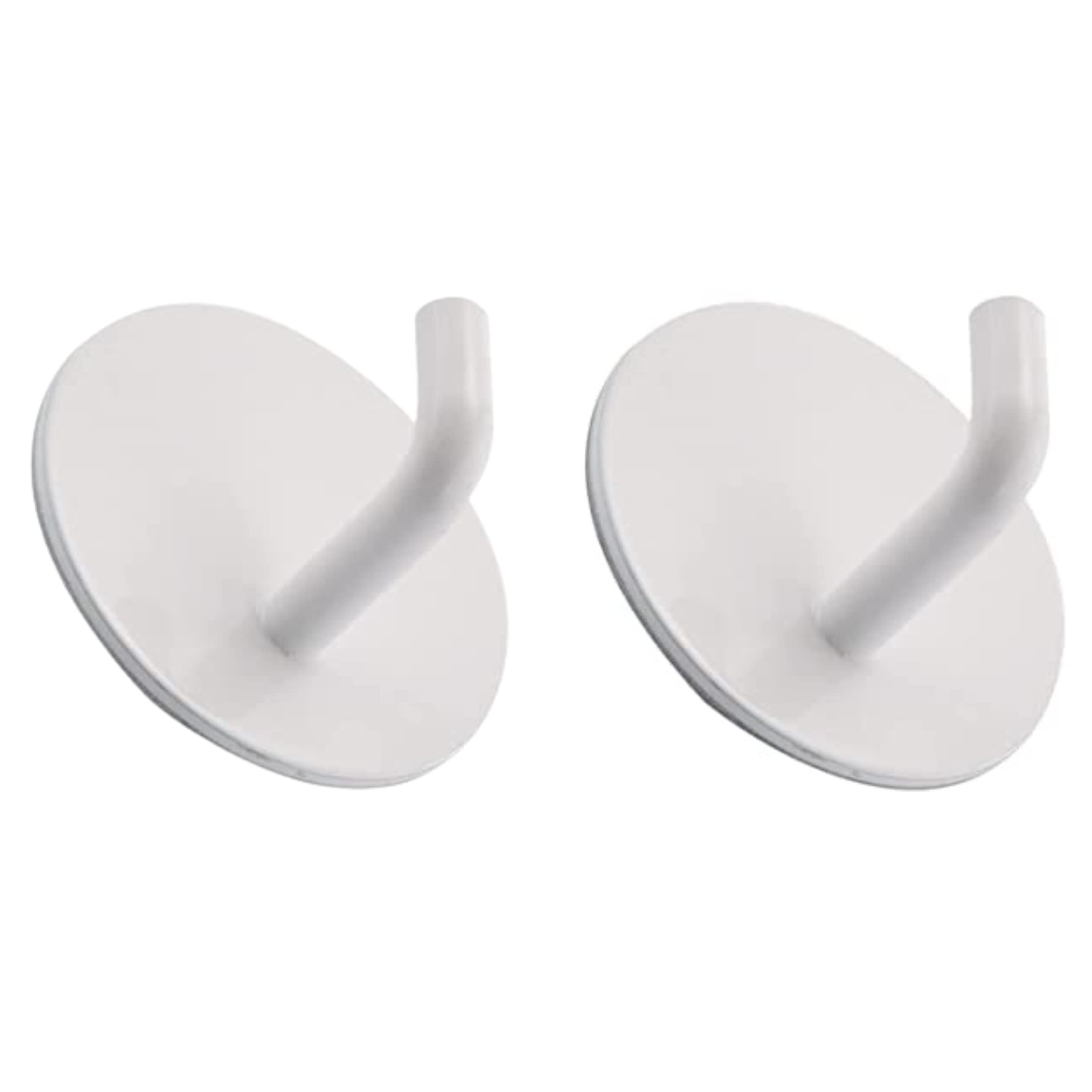 S H D Hook Round White -2 PCS