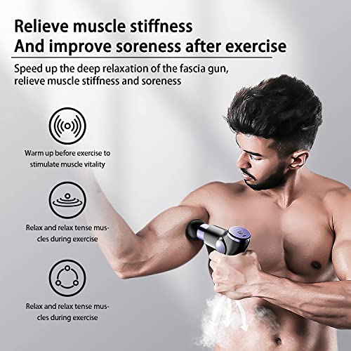JD Fresh Massage Gun 3200 RPM, Body massage machine, massager machine for pain relief, Massager machine for pain relief, Massage Gun for full body -Color Black