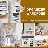JD FRESH 2 Pieces Wardrobe Organizer for Clothes Cloth Organizer for Wardrobe Cupboard Organizer for Clothes Shelf Organizer Storage Box for Clothes Organiser for Wardrobe