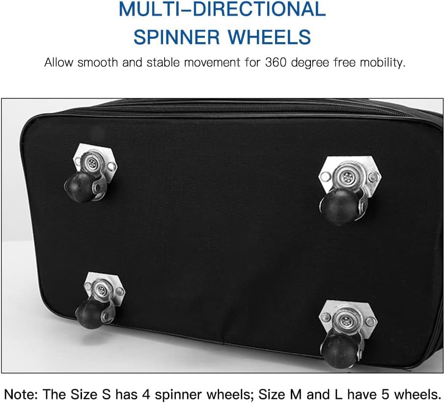 Jd Fresh Expandable Travel Duffle Bags for Luggage with Wheels, Trolley Duffle Bags for Travel, Folding Duffle Bags for Men and Women, Foldable Duffle Bag for Travel