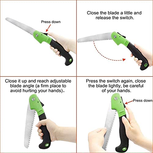 JD FRESH Folding Pruner Cutter Folding Pruning Saw Bamboo Cutter Wood Saw Hand Tree Cutting Saw Wood Cutter Tools Wooden Cutter woodcutter Wood Working