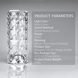 JD FRESH Crystal Lamp for Bedroom, RGB Lights Lamp Home Decor, Night Lamp, Geometry Lamp, Crystal Rose Lamp, Loona Lamps for Home Decoration, Dining Table lamp, Led Crystal Rose Touch Lamp(Pack of 1)