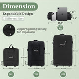 Jd Fresh Expandable Travel Duffle Bags for Luggage with Wheels, Trolley Duffle Bags for Travel, Folding Duffle Bags for Men and Women, Foldable Duffle Bag for Travel