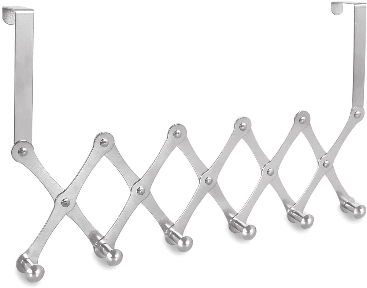 Over the-door hanger chrome-3 Pcs New