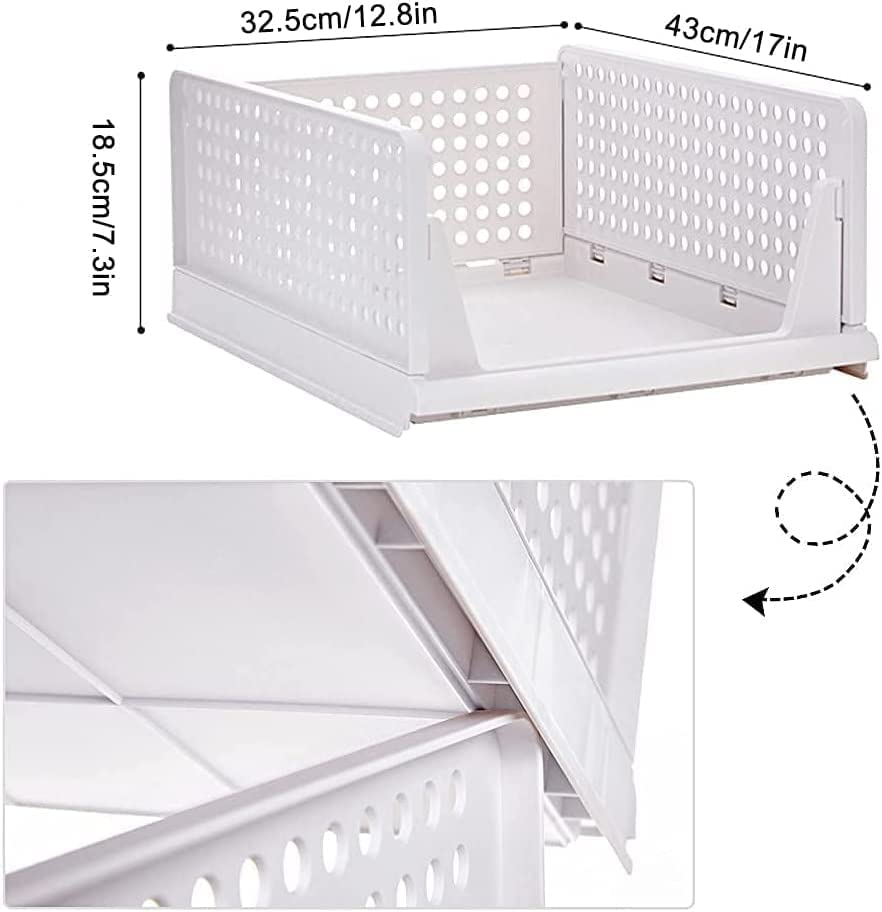JD FRESH 2 Pieces Wardrobe Organizer for Clothes Cloth Organizer for Wardrobe Cupboard Organizer for Clothes Shelf Organizer Storage Box for Clothes Organiser for Wardrobe