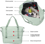 JD FRESH 1 Layer Nylon Duffle Bags/Convertible Travel Luggage/Waterproof Traveling Bag for Clothes/Foldable - Extendable Duffle Luggages for Men and Women(Grey)