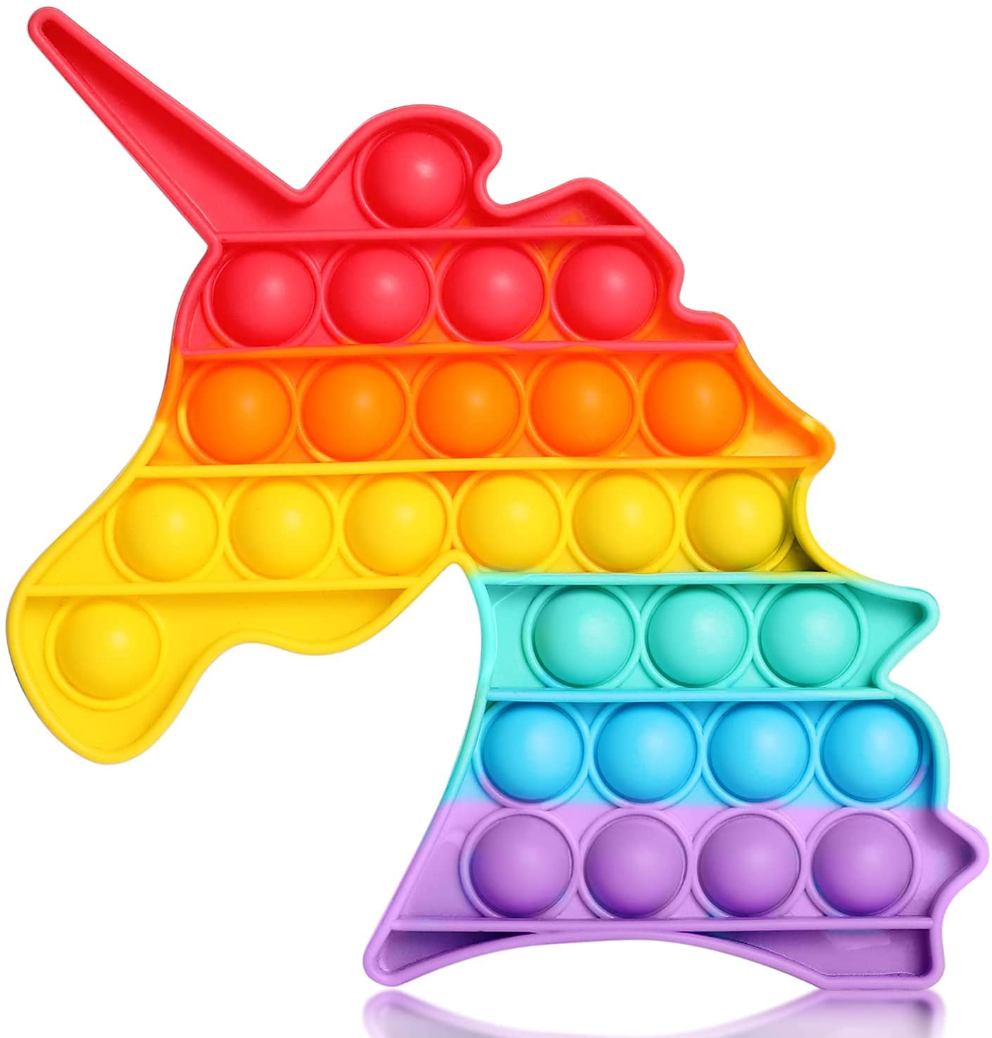 JD Fresh pop it Fidget Toys | Simple dimple pop its | Squishy Toy pop it Game | popit Game Rainbow | Mini Pop it | Stress Relief Toys, Sensory Toys for Kids Rainbow Design