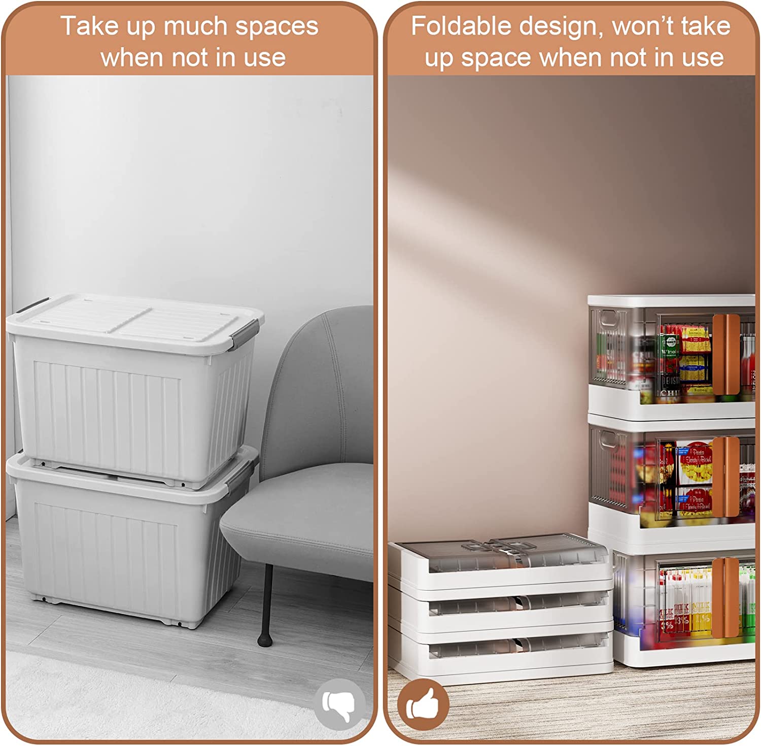 JD Fresh Plastic Cupboard for Storage, Durable Storage Cabinet, Foldable Cupboards for Storage, Multifunctional Storage Organizer for Home, Office, Kitchen, and Laundry Room Organization