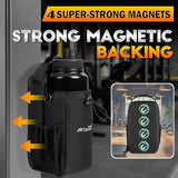 JD FRESH Magnetic Gym Bag/Unisex Crossbody Sports Bag with Water Bottle Holder/Adjustable Strap with Secure Zip Closure/Small Passport Shoulder Sling Bag for Travel/Cycling/Yoga (14x13x27 CM)