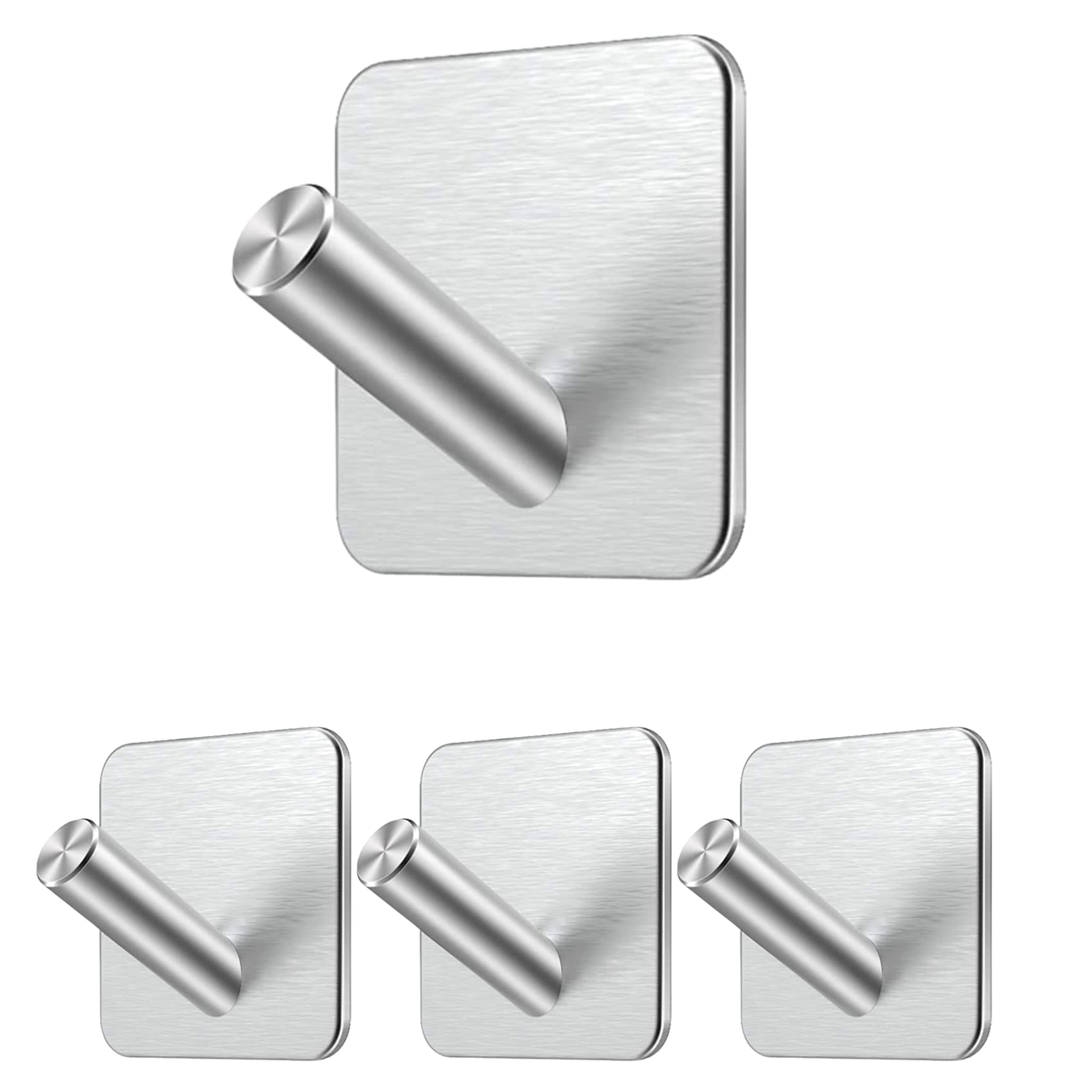 S H D Hook Square Silver 45 deg -4 PCS