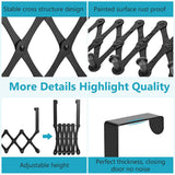 JD FRESH 2 Pieces Over The Door Hanger, Cloth Hanger for Door, Door Hangers for Clothes, Hanger for Clothes Hanging, Bathroom Hangers for Clothes Steel - 6 Hooks Each