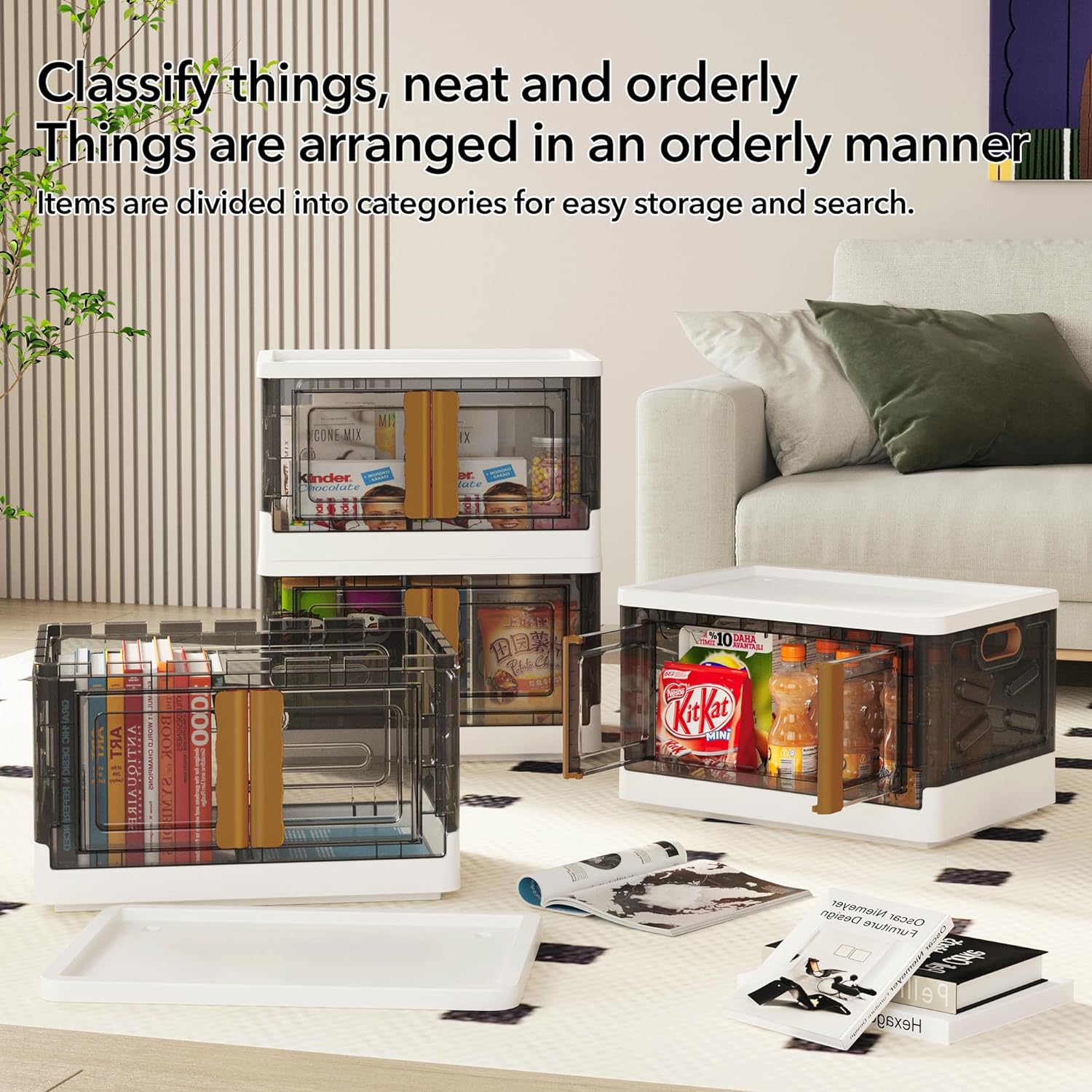 JD Fresh Plastic Cupboard for Storage, Durable Storage Cabinet, Foldable Cupboards for Storage, Multifunctional Storage Organizer for Home, Office, Kitchen, and Laundry Room Organization
