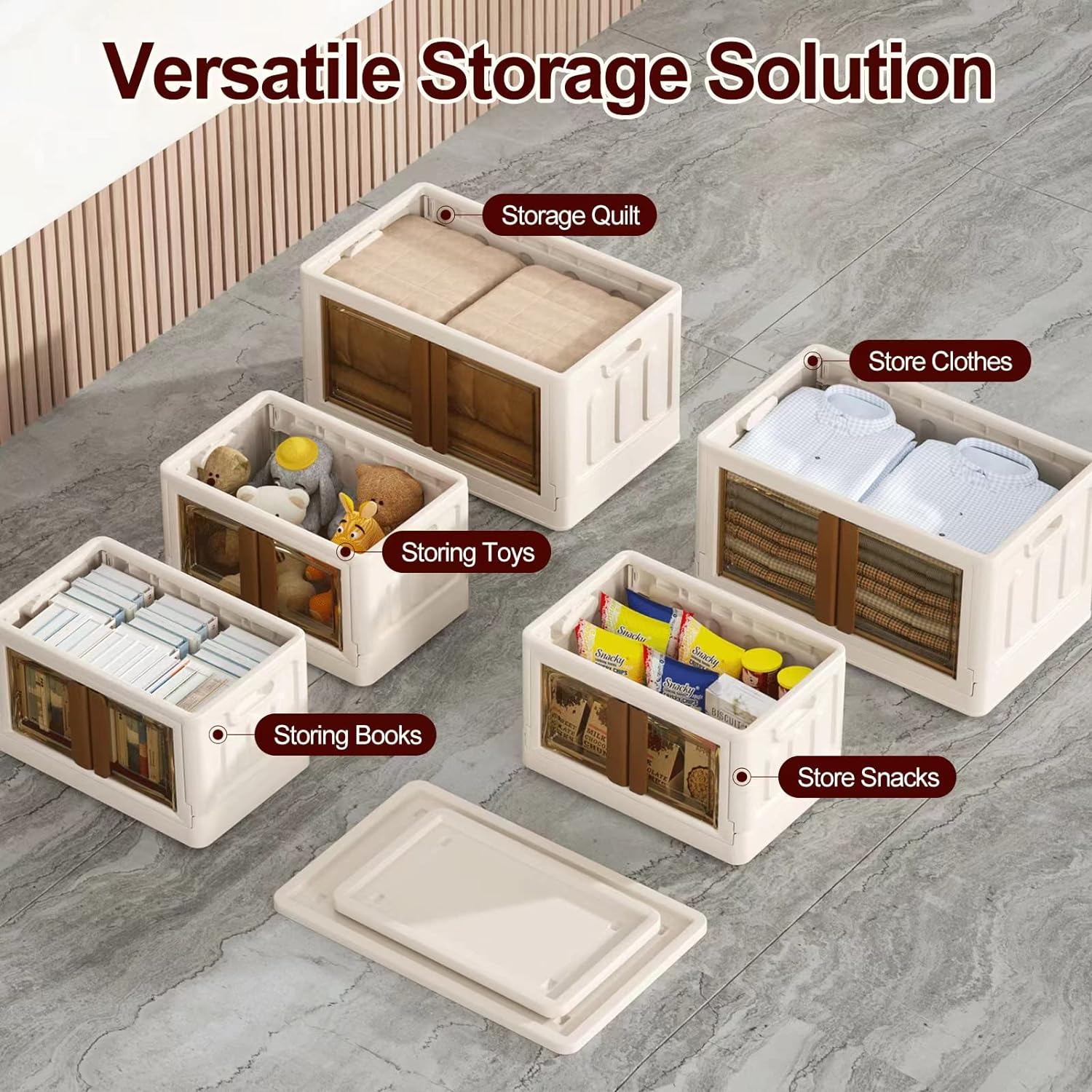JD Fresh Plastic Cupboard for Storage, Durable Storage Cabinet, Foldable Cupboards for Storage, Multifunctional Storage Organizer for Home, Office, Kitchen, and Laundry Room Organization