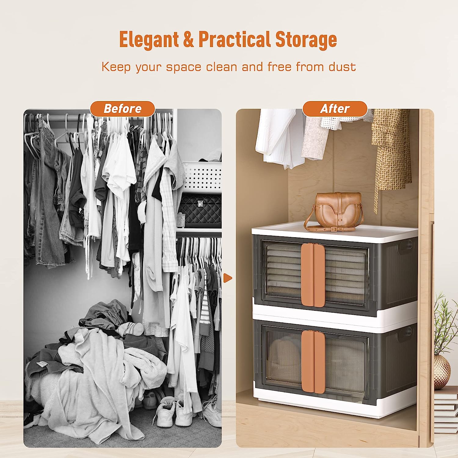 JD Fresh Plastic Cupboard for Storage, Durable Storage Cabinet, Foldable Cupboards for Storage, Multifunctional Storage Organizer for Home, Office, Kitchen, and Laundry Room Organization